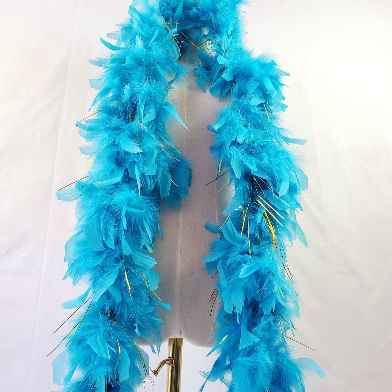 Boa de plumas de pato luxe