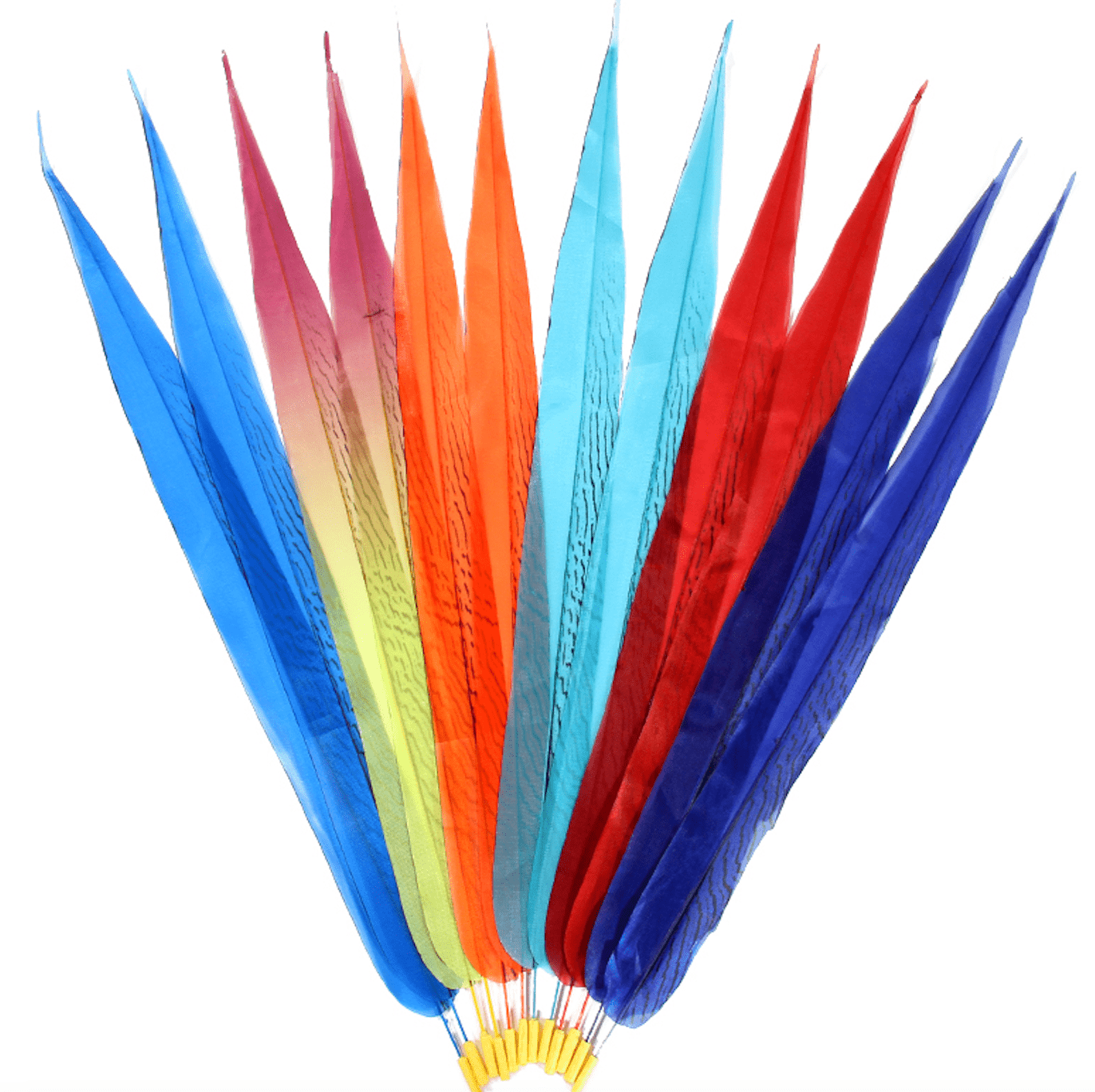 Pluma artificial de faisán Plata de alta calidad para manualidades, tocados y decoración.