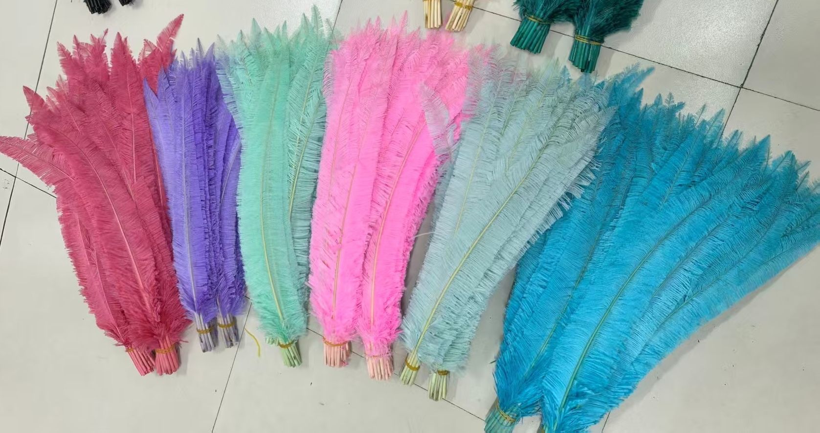 Plumas de nandu naturales en colores de 35 40 cm a 50 55 cm